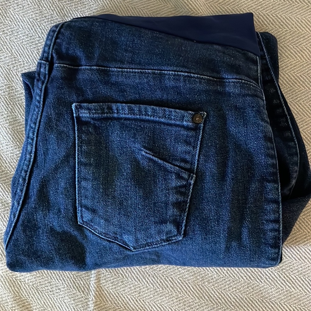 James Jeans Full Panel Maternity Jeans Sz 28 stretchy!
